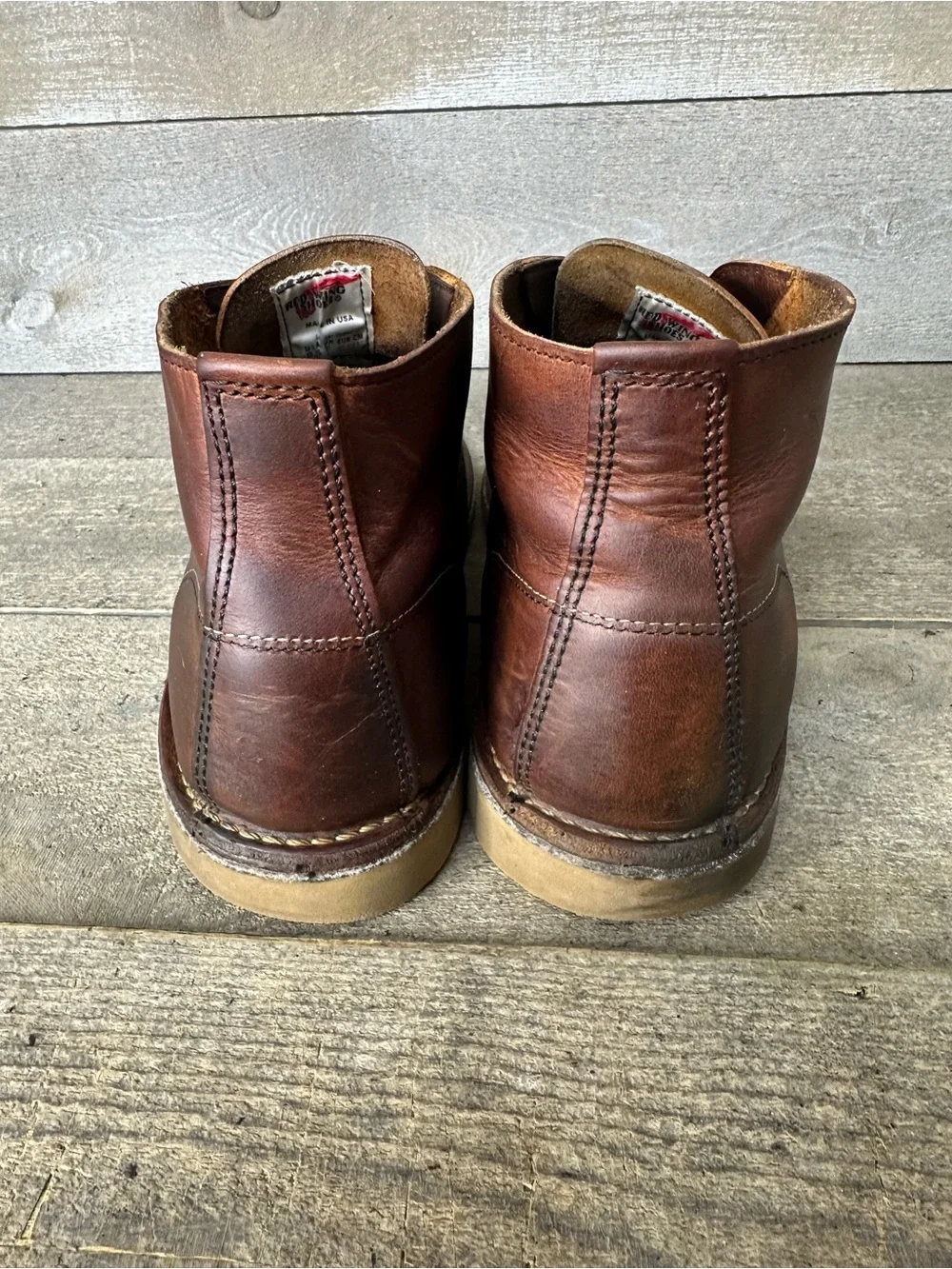 Red Wing Weekender Chukka Boots 3322 Mens Size 9.5 D Copper Leather MADE IN USA